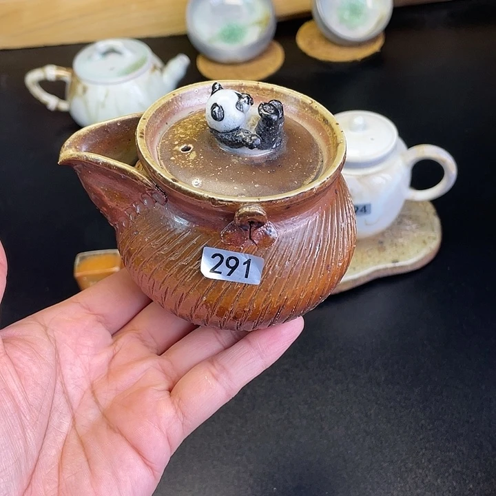 燃薪柴烧茶器熊猫宝瓶