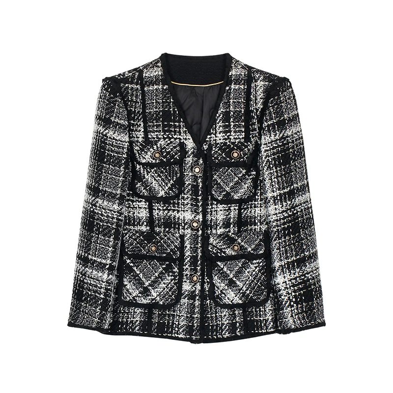 【时代高定】时尚名媛高端气质设计感休闲小香风鹅绒服外套28250