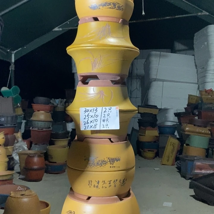 紫砂花盆紫砂紫砂