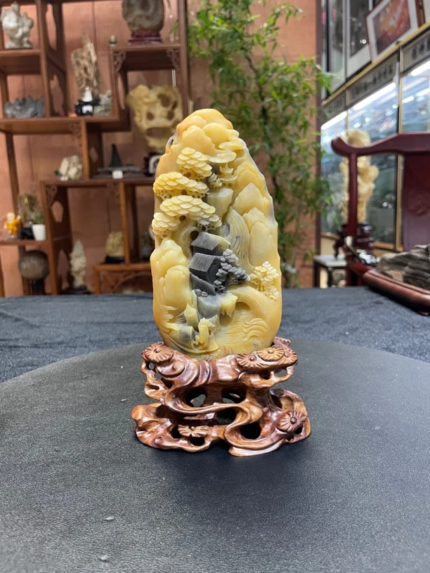 灰黄金丝 家居摆件