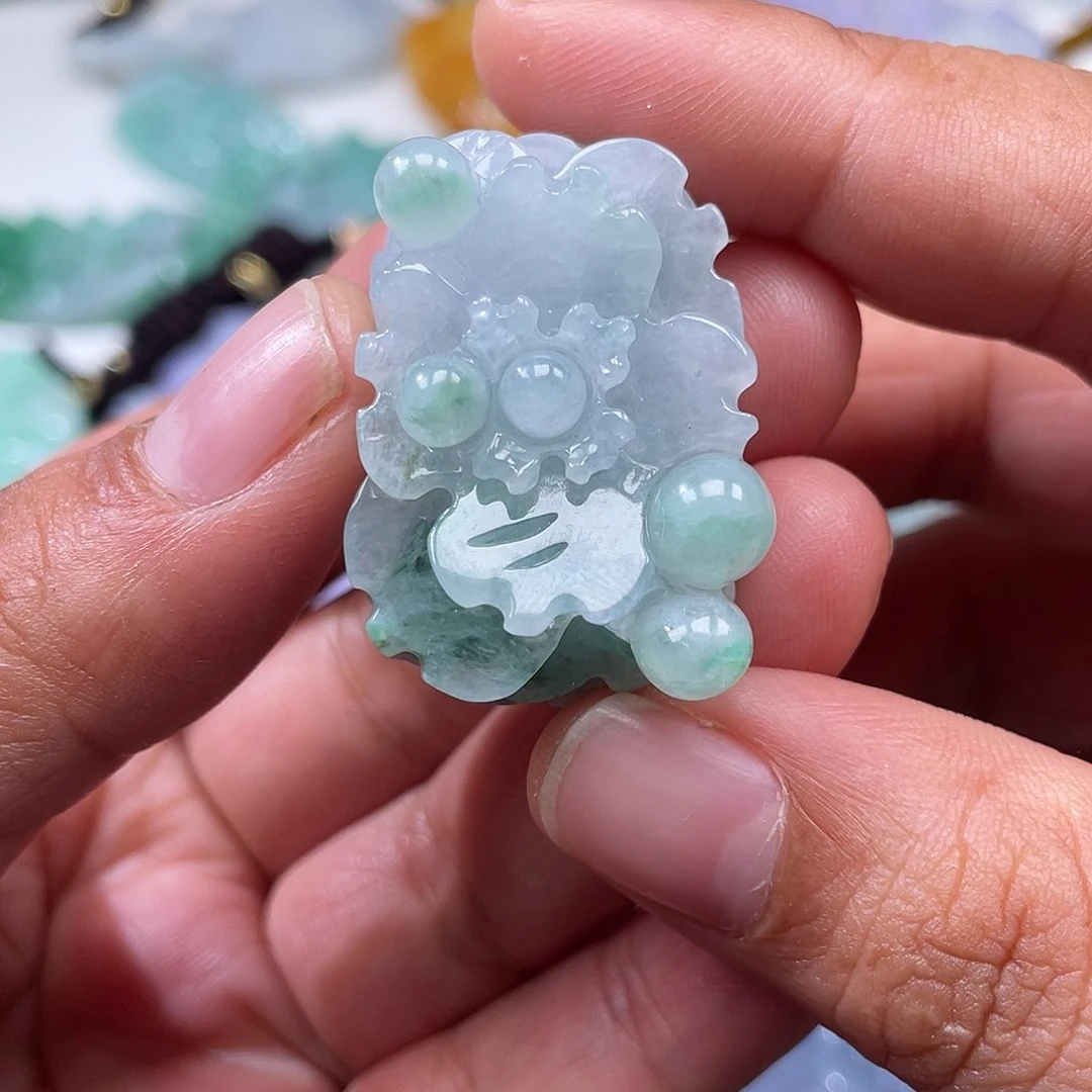 颈饰未镶嵌翡翠翡玉缘翡翠