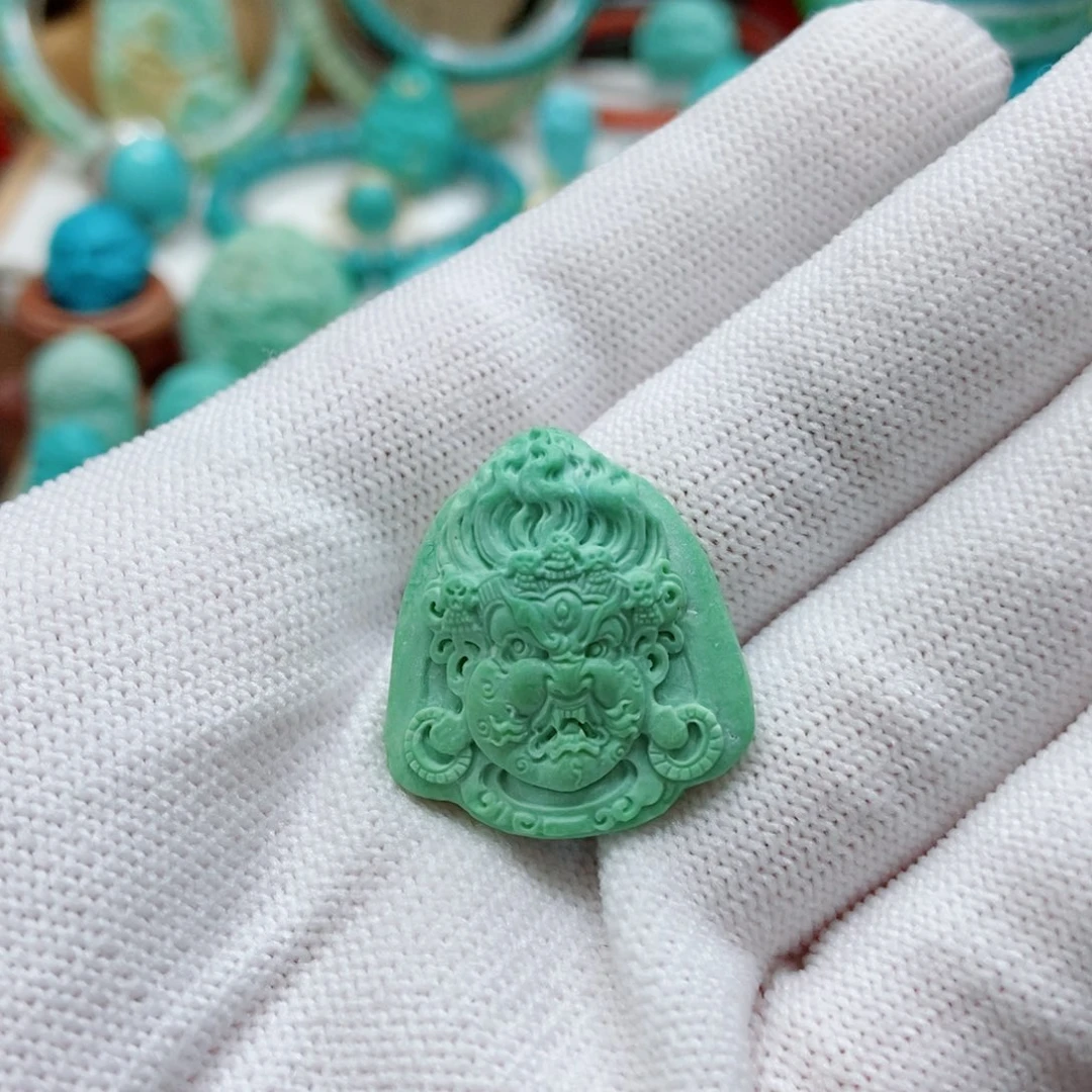 绿松石未镶嵌黑天