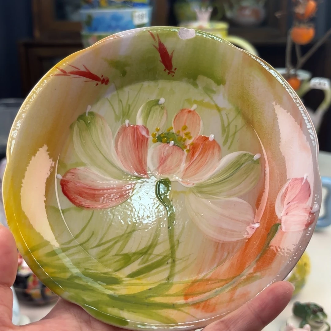 景德镇手绘高温釉下彩陶瓷茶具
