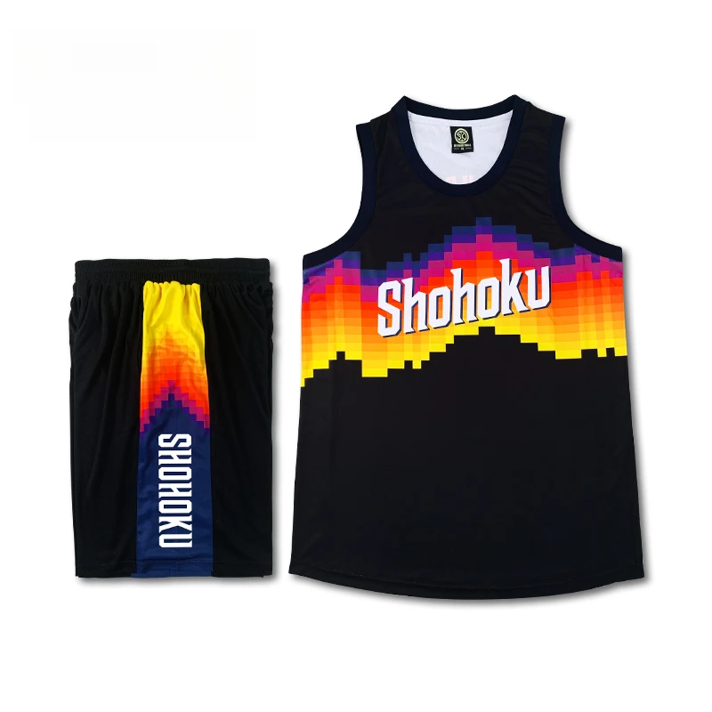 斗者篮球服套装定制街头篮球衣保罗太阳队服街头街球训练运动速干