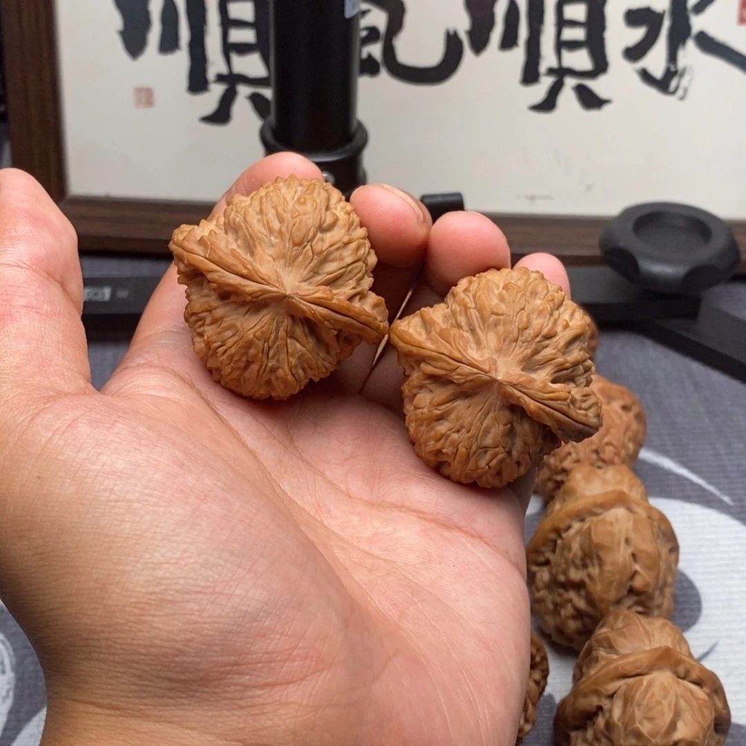 把件文玩核桃全品45球疆