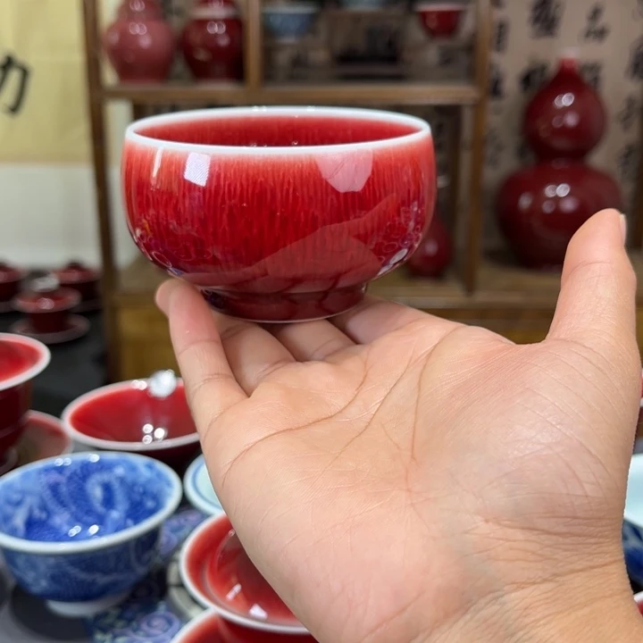 景德镇陶瓷浅行大禅定杯