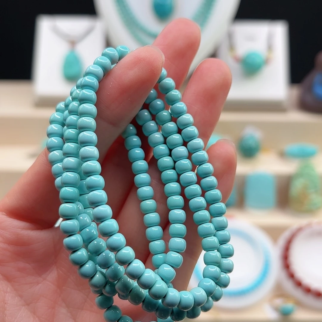 绿松石配饰未镶嵌努****