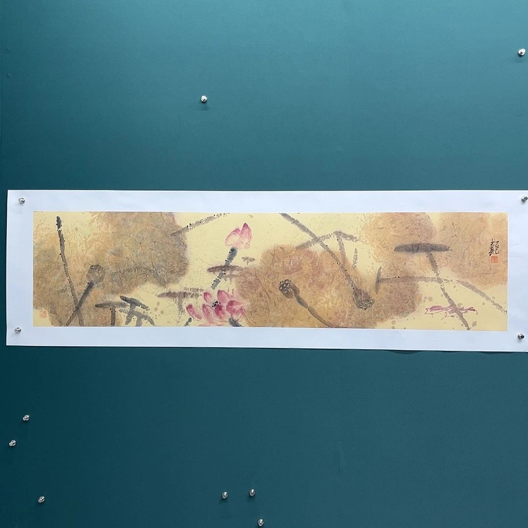 国画艺术家真人手绘