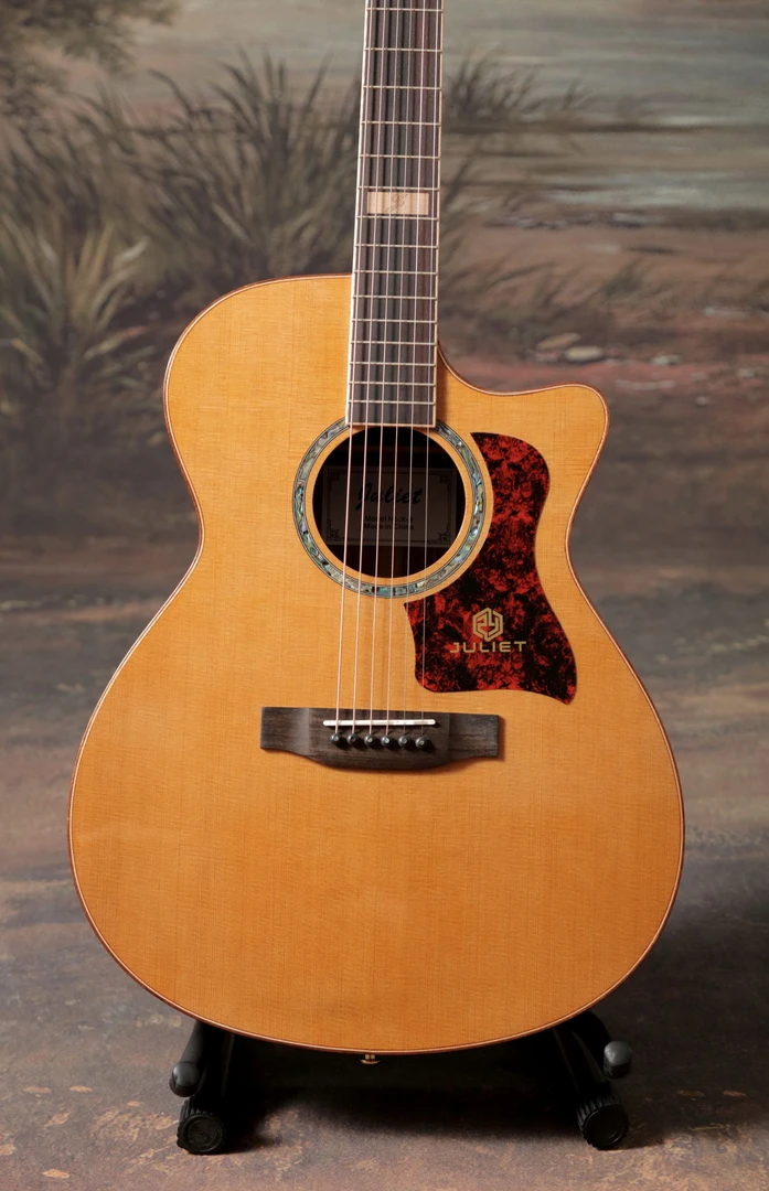 全单电箱加振吉他高品质演奏吉他朱丽叶吉他x9