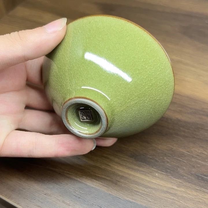 龙泉云间青瓷小米茶器