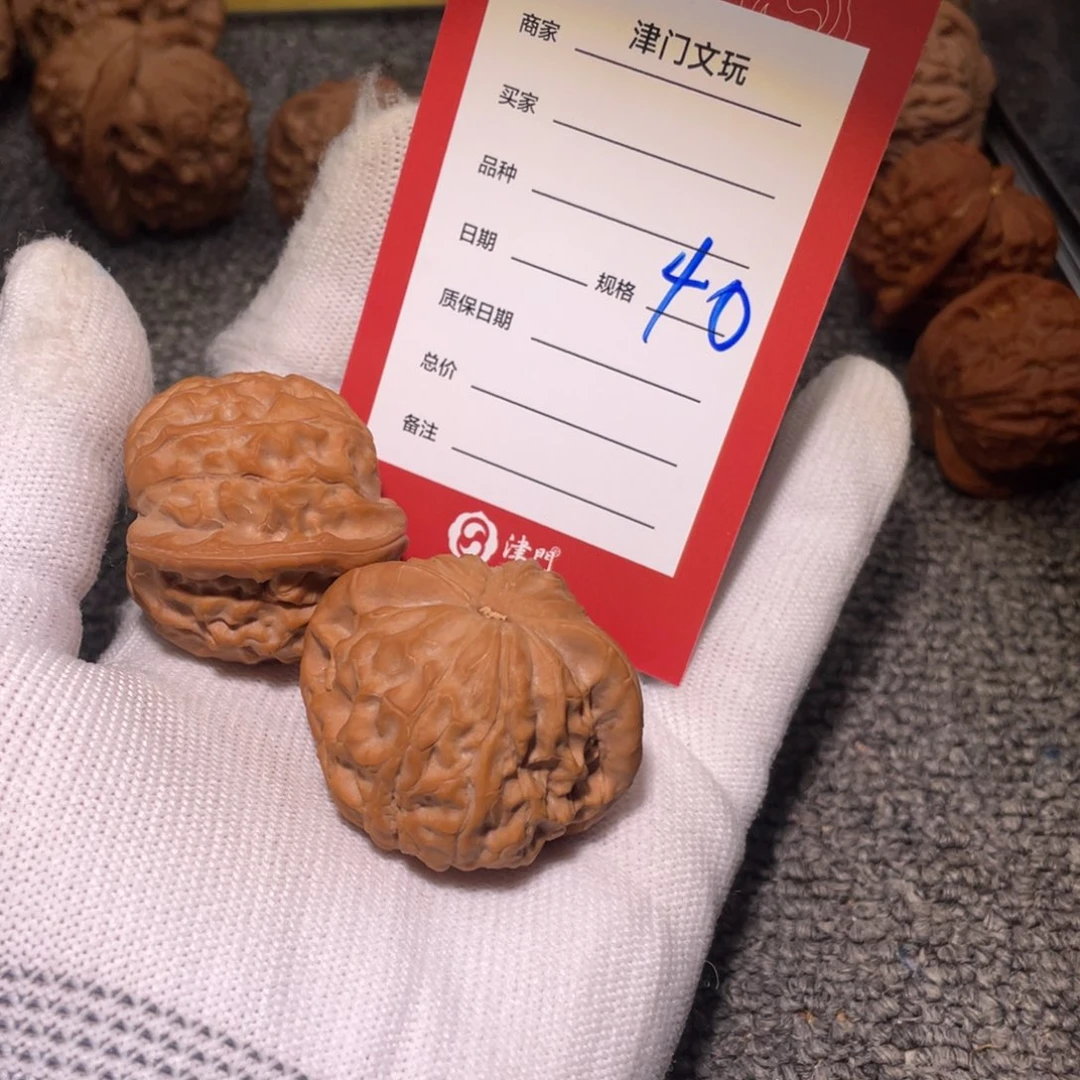 谁***癫文玩核桃把件石门