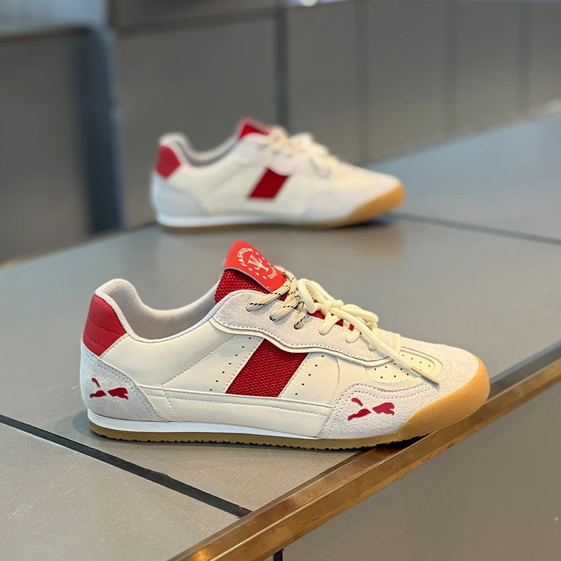 欧美『小众设计风」新品宝藏款~ 复古德训鞋男款低帮透气轻便休闲鞋