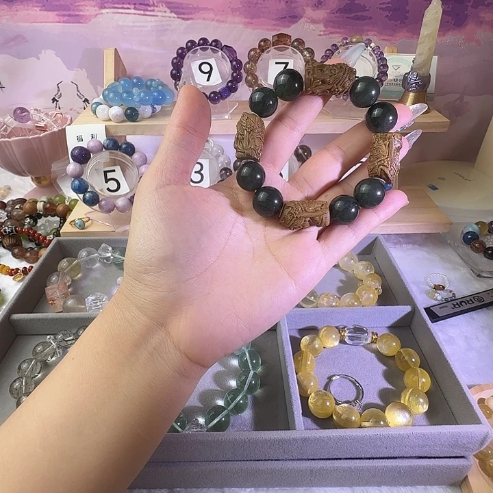 仿水晶非金属绿檀4不绿发晶