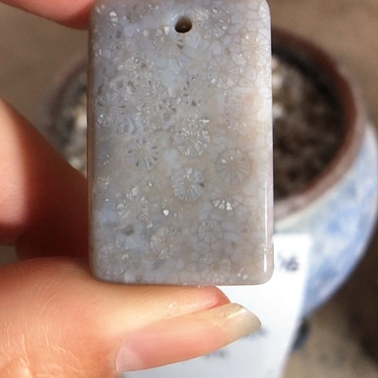 硅化玉吊坠未镶嵌