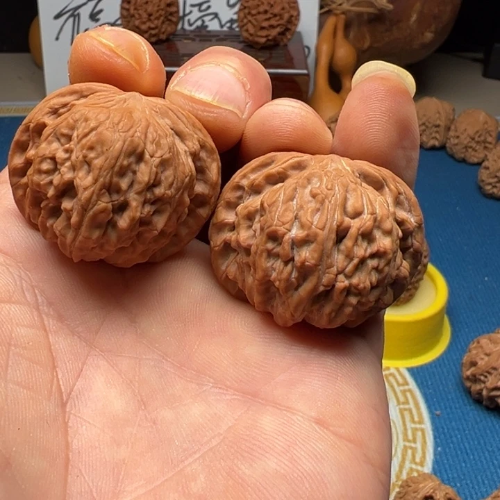 吊坠文玩核桃磨盘全品无修37尺