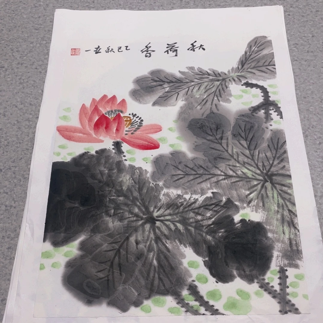 国画1.4平尺纯手绘国画作品