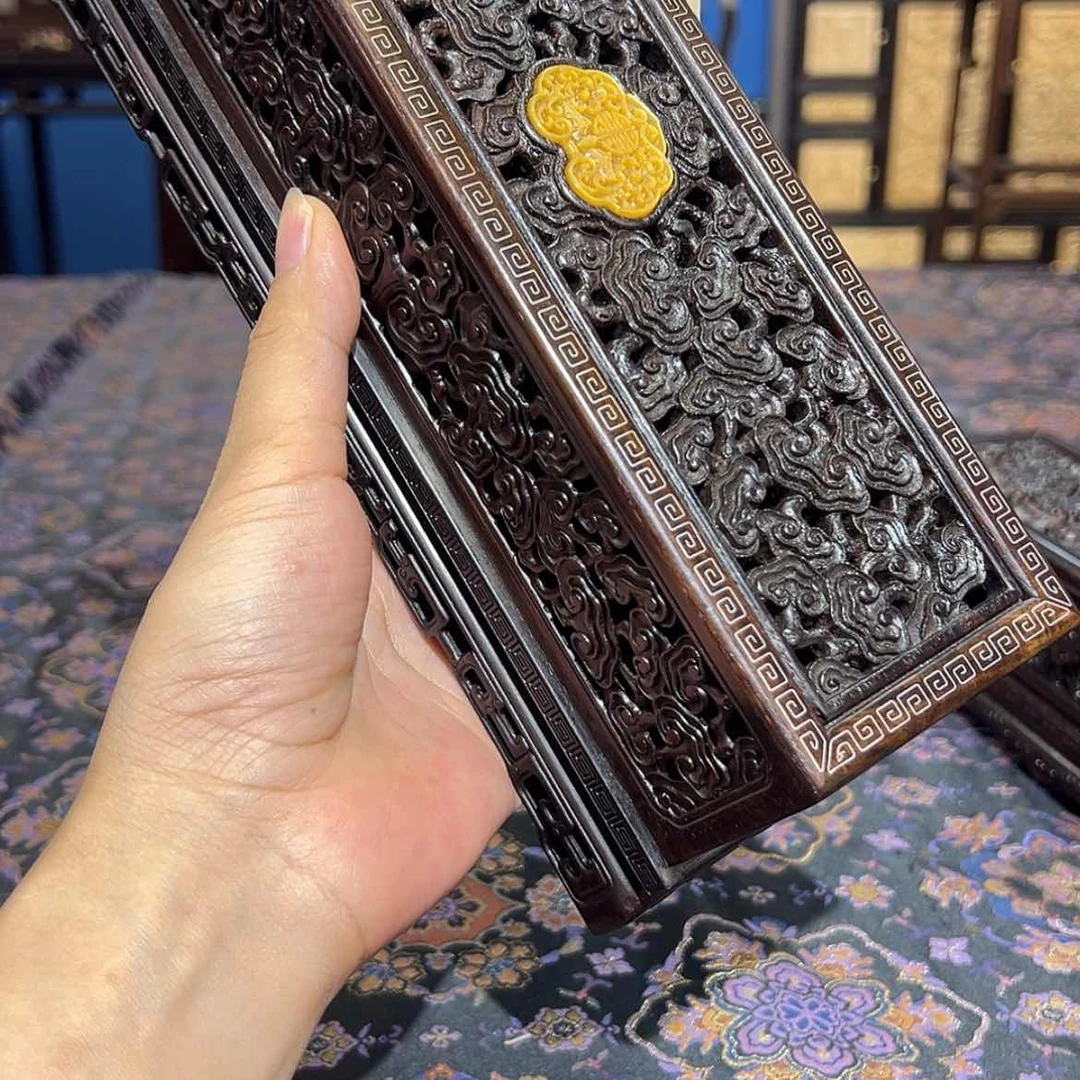 【闪购商品】红酸枝木类成套家具香盒