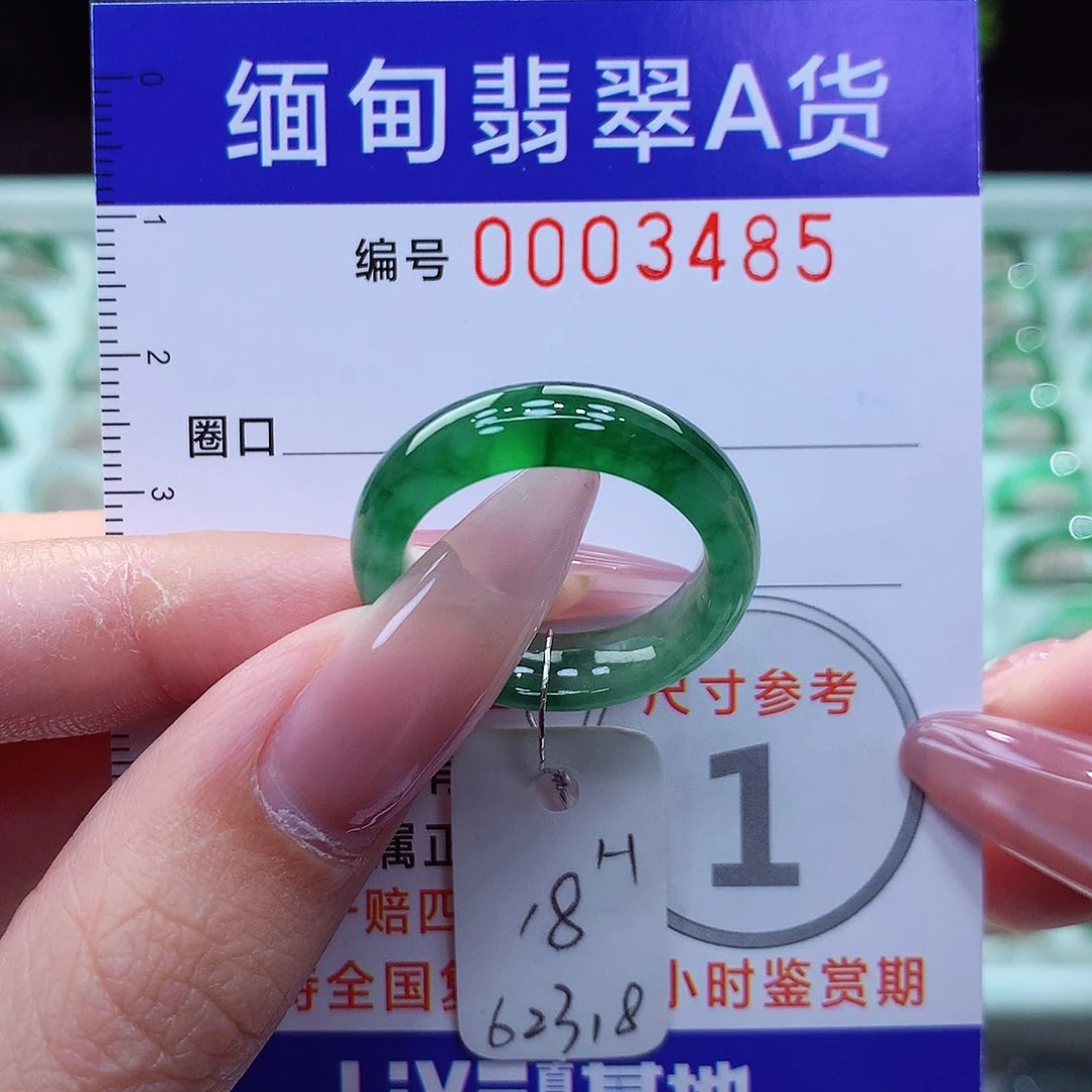 翡翠戒指未镶嵌18号