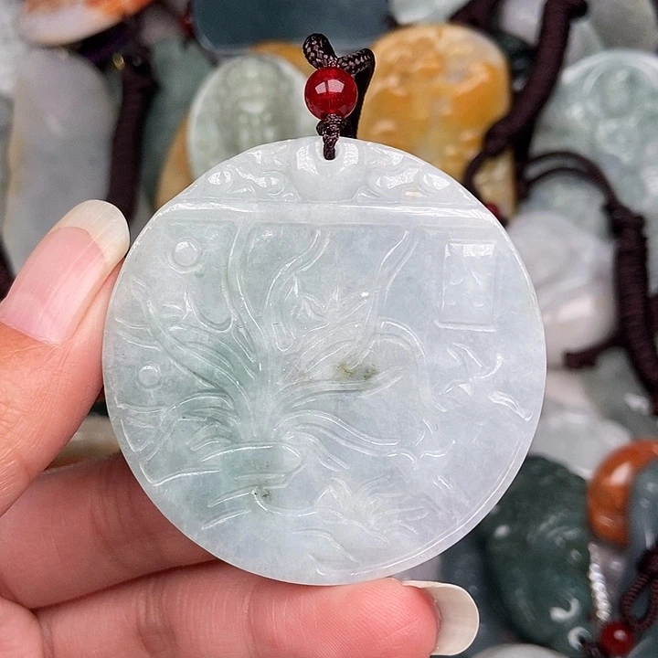 颈饰未镶嵌翡翠翡翠