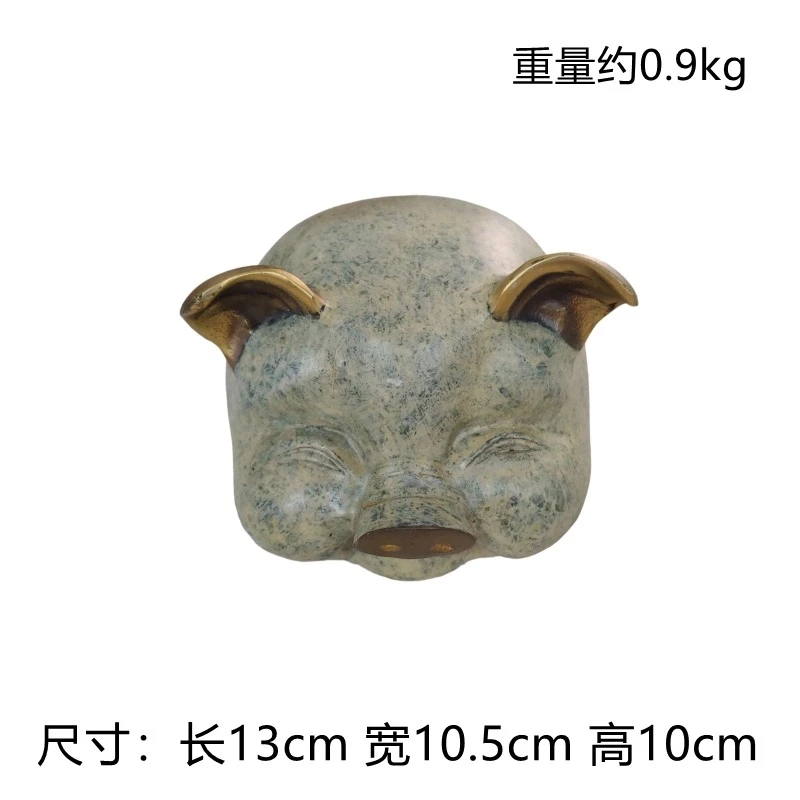 【本尼家】Q139铜雕塑摆件创意家居装饰13*10.5*10cm