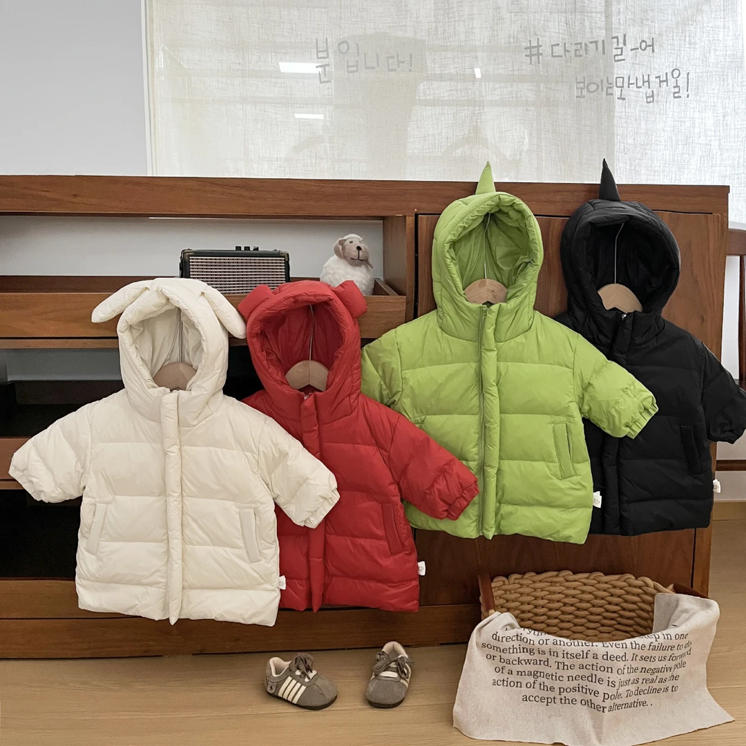 韩国童装宝宝羽绒服冬季新款洋气男秋冬可爱衣服婴儿轻薄小童加厚