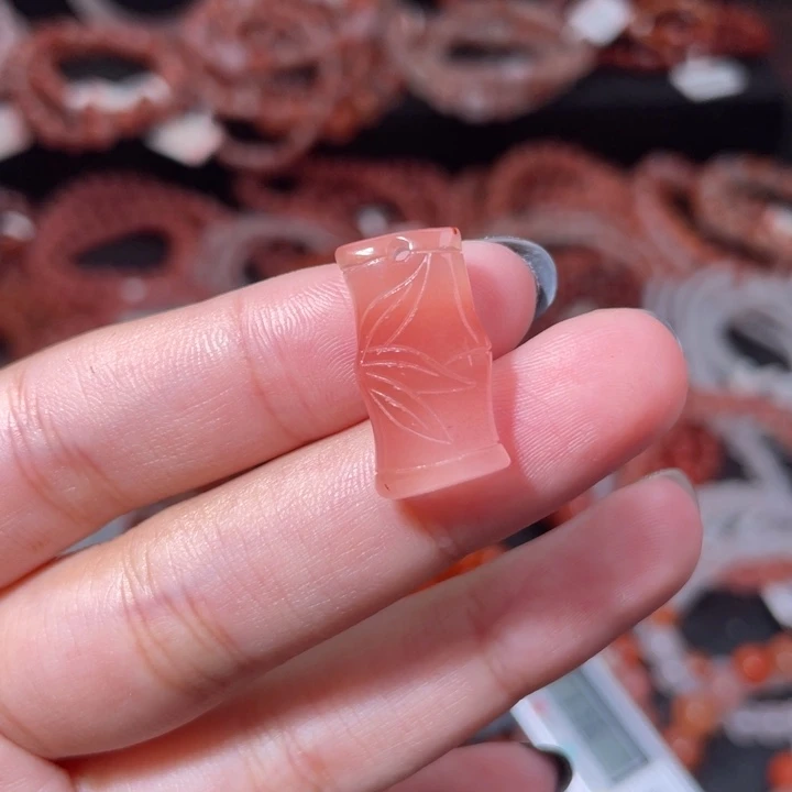 南红玛瑙未镶嵌竹节1966