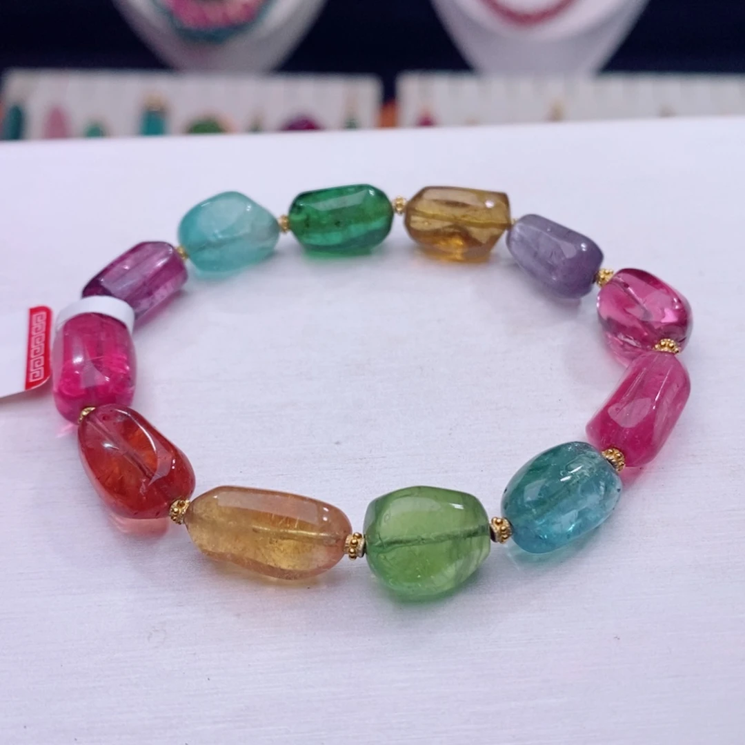 18K金镶嵌手链碧玺碧玺A手链