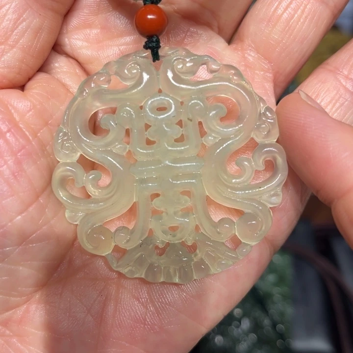 岫玉未镶嵌毛衣链