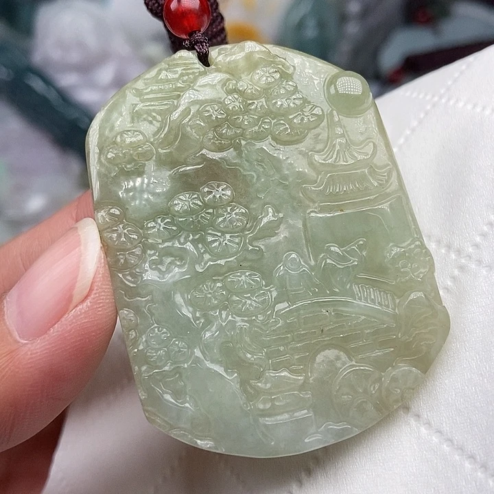 未镶嵌挂件翡翠翡翠