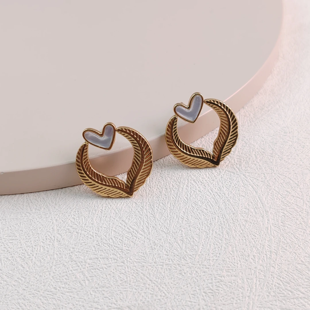 XUPING/旭平首饰 不锈钢仿珍珠耳饰 新年时尚耳钉 GDM T000969288