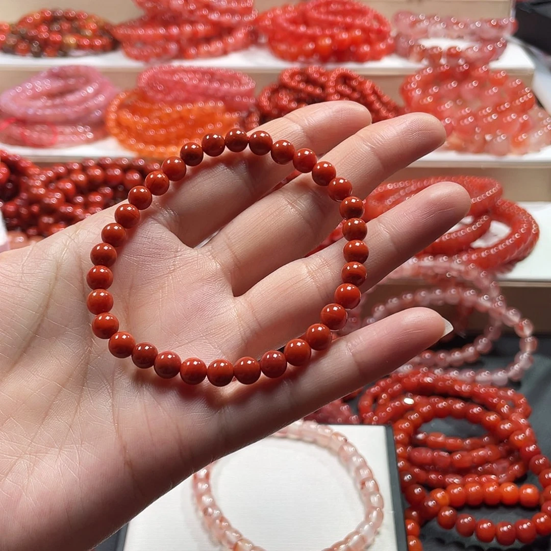 C****南红玛瑙未镶嵌手链