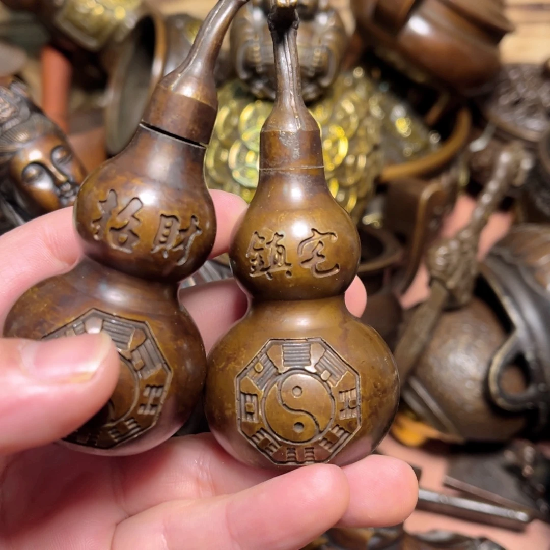 铜摆件手把件便宜漏