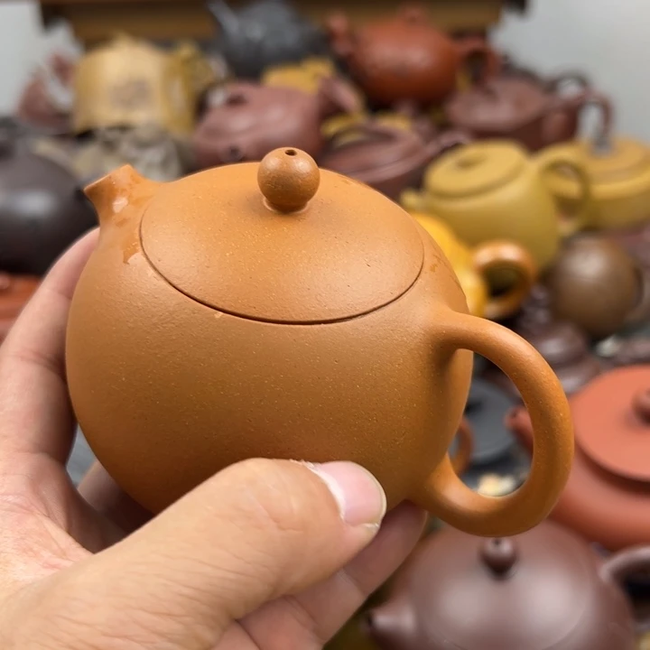 茶壶紫砂紫砂壶壶口崩砂