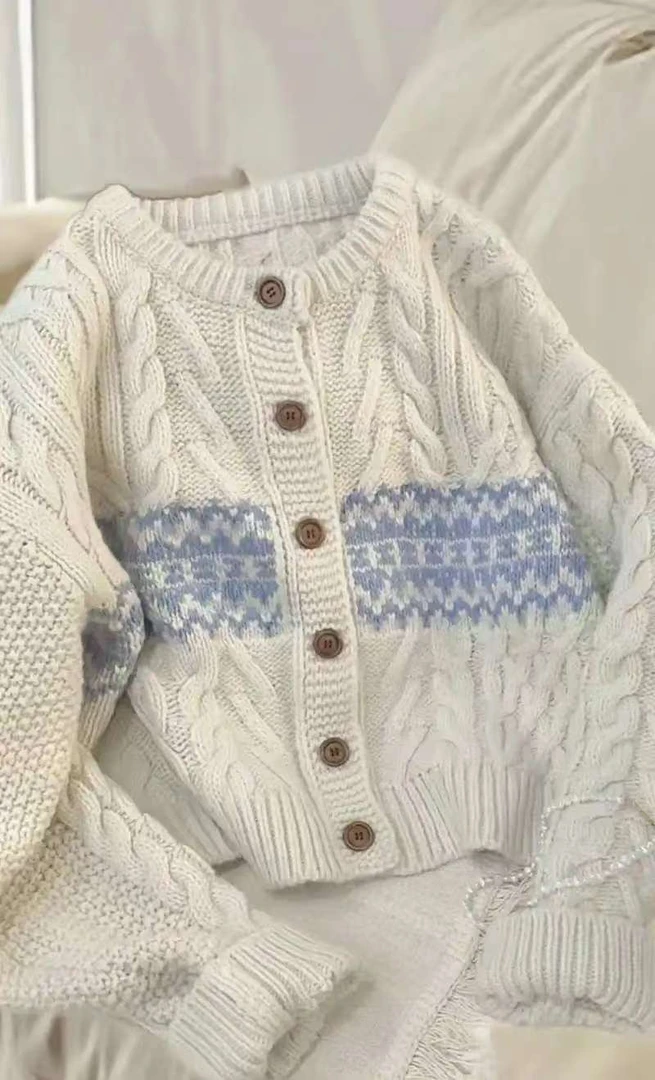 一物一拍  叫到名字去拍 乱拍不发货针织款公主风宽松短款毛衣