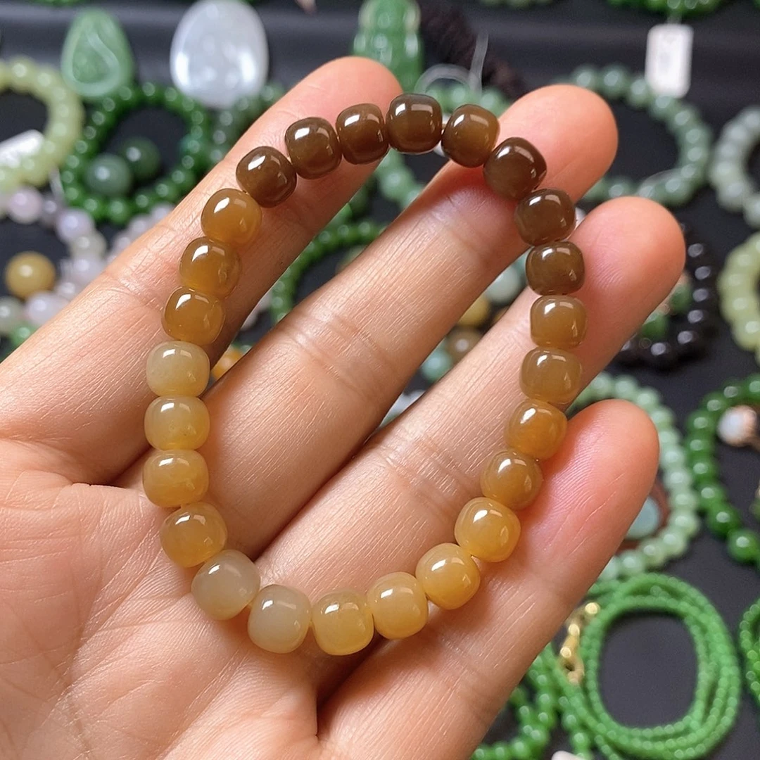 和田玉未镶嵌手链