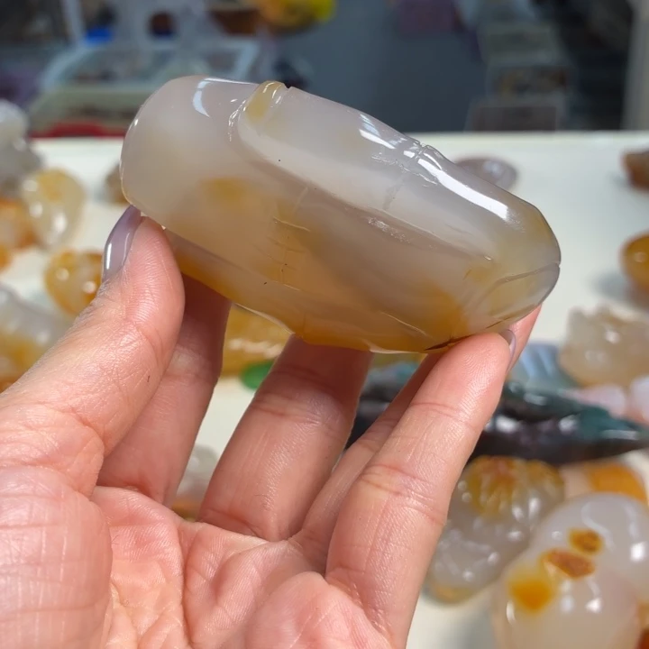 玛瑙/玉髓未镶嵌吊坠(不含链)