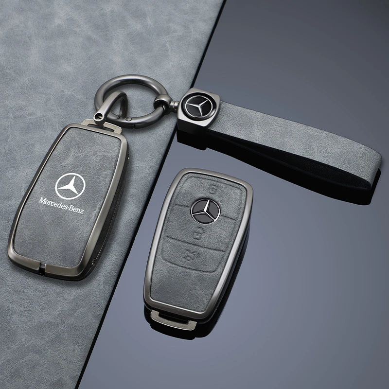 适用奔驰钥匙套新款C/E级e300l壳c260l全包a200/lc200l/glc300l扣