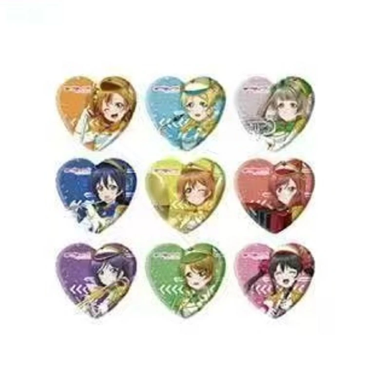 日谷 Love live 缪斯十五周年游行心型吧唧 徽章 盲盒