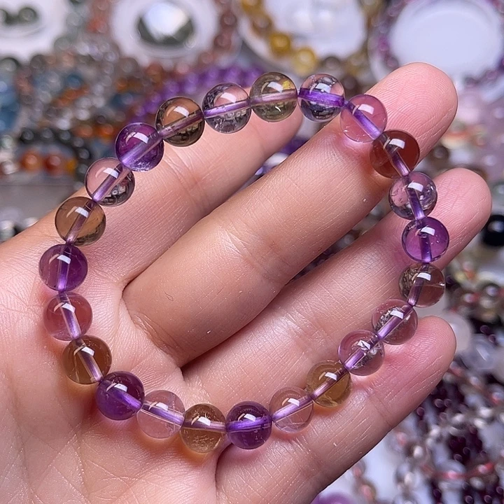 未镶嵌水晶手链紫黄晶