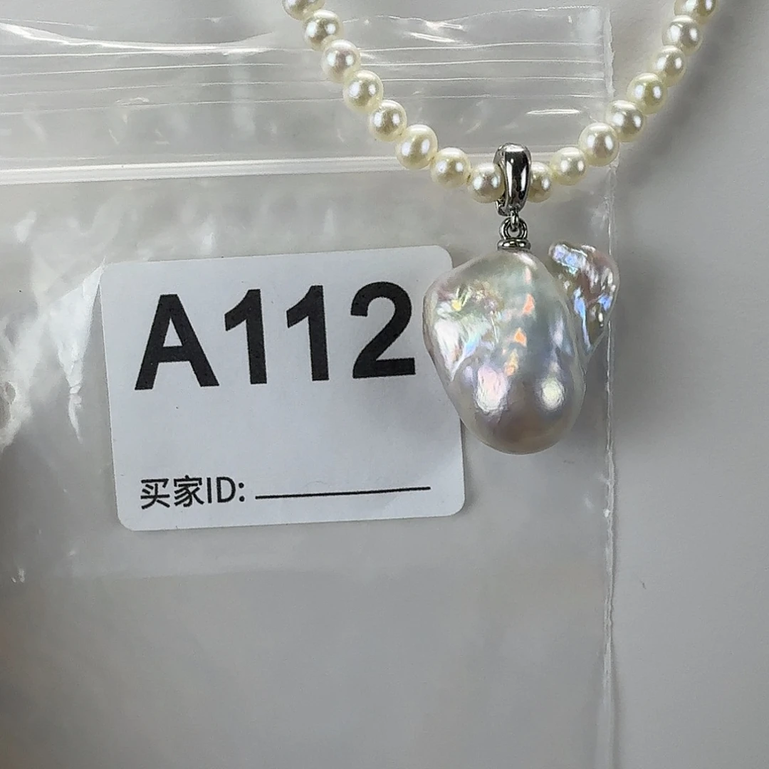 吊坠(不含链)淡水珍珠合金