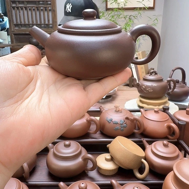 茶壶紫泥全手工制作小福缘（150 C c）