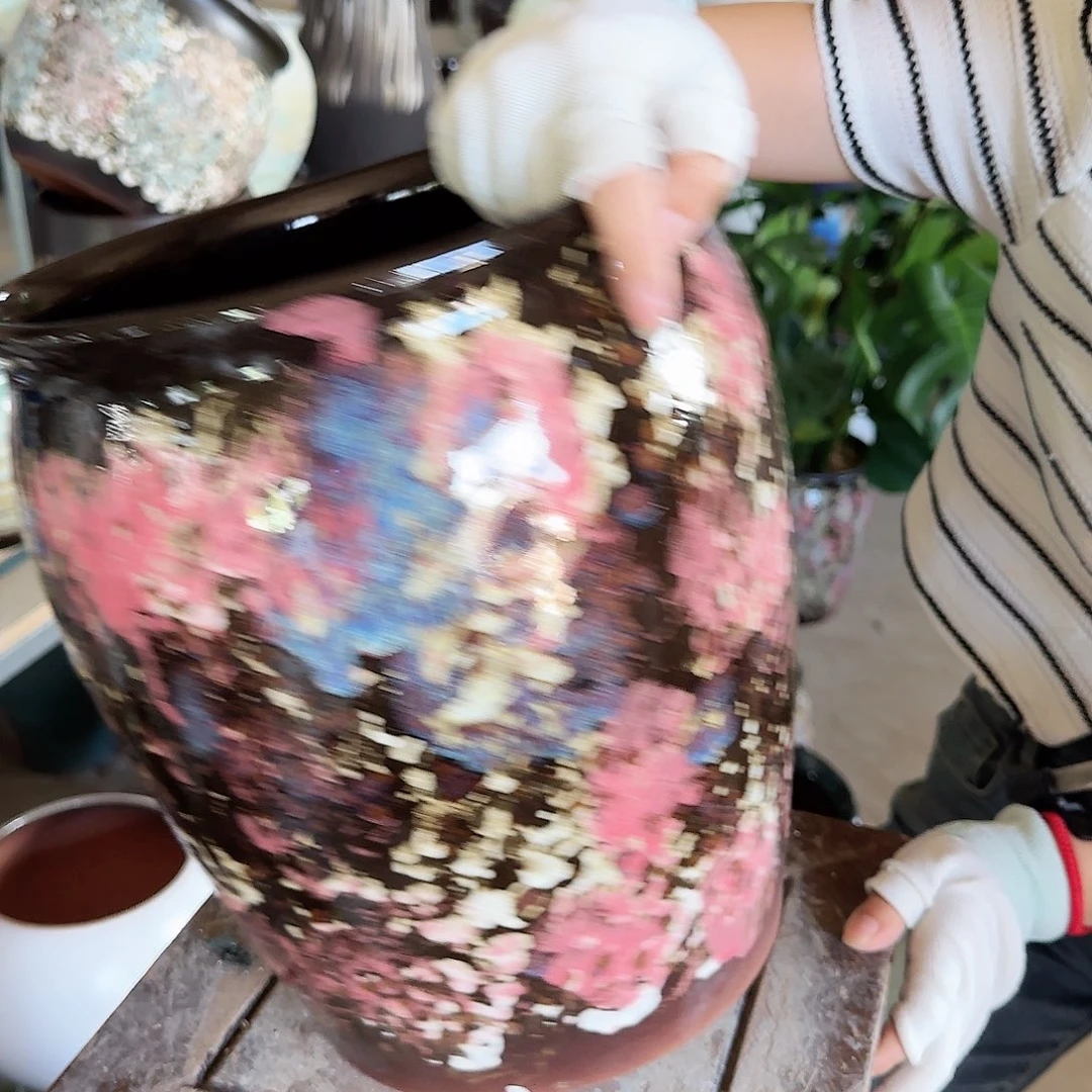 紫砂花盆王嫂花盆0922-194高30口26