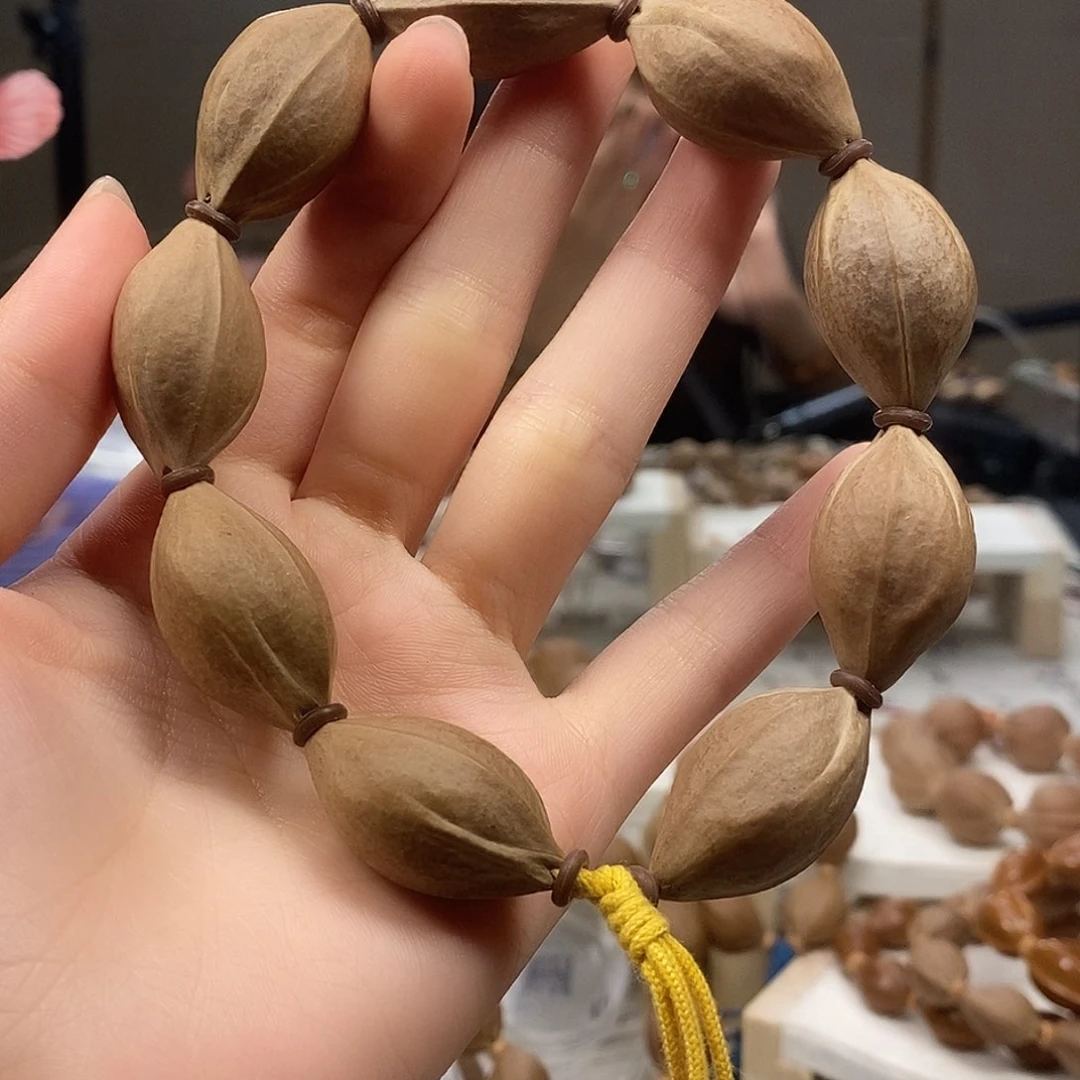 橄榄核手串/手链钟**?梅林精品铁核原生态18*31定制不退