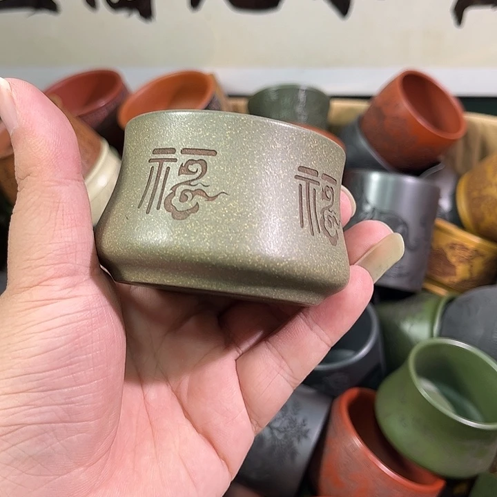 茶杯紫砂全手工紫砂主人杯