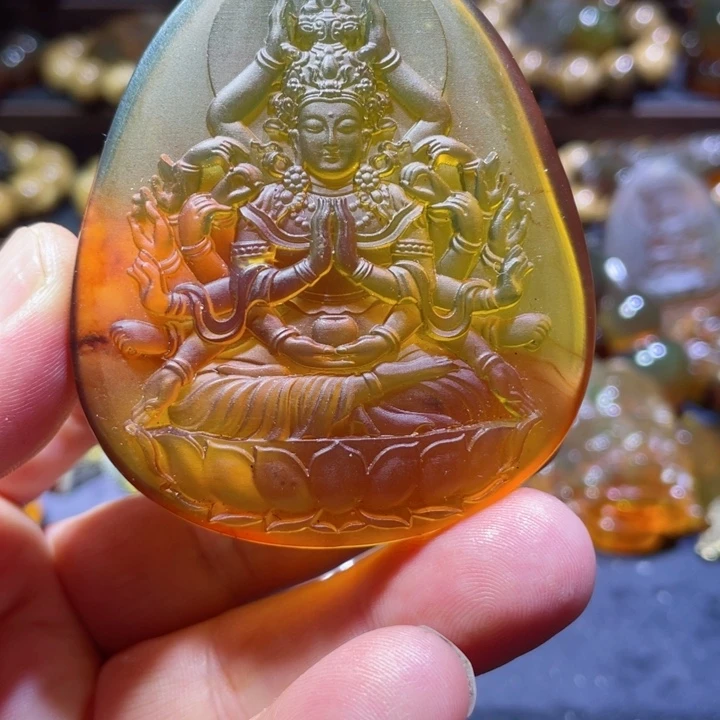 琥珀手链未镶嵌天然