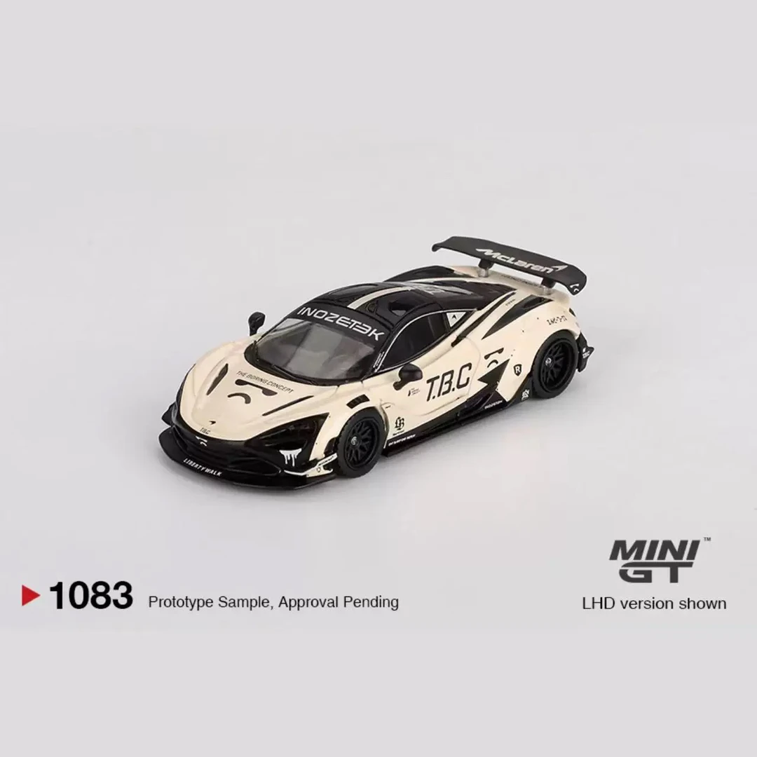 现货 MINIGT 1:64 迈凯伦720S TBC 1083号 合金汽车模型
