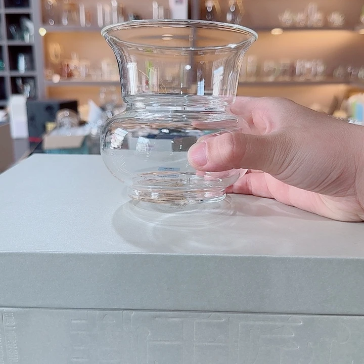 254白茶水桶高硼硅玻璃