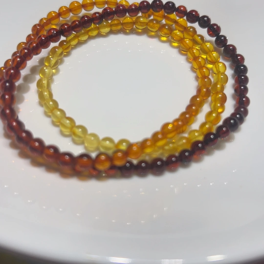 *****琥珀未镶嵌手串手串