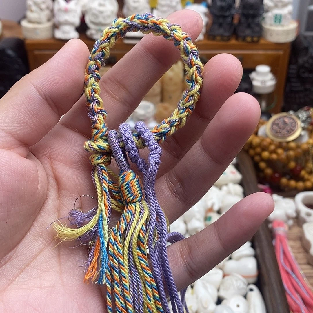 鹿骨把件c1挂绳紫