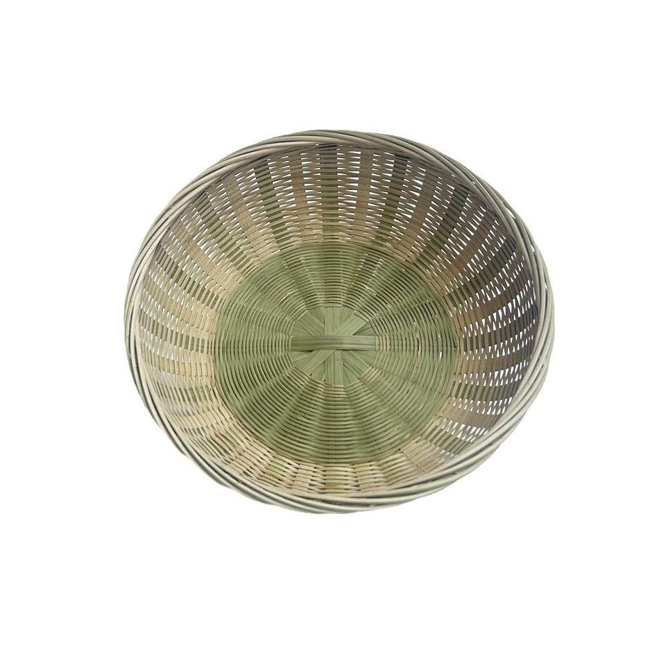 水果篮洗菜家用馒头筐筐沥水现货广西篮竹编收纳竹编制品竹篮